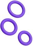 ROMP Remix Trio - péniszgyűrű szett - 3db (lila) - vagyaim