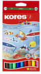 Kores - "Korellos 2in1" filctoll készlet, kimosható, 10 különböző szín (IK29021)