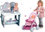 Smoby Set stand medical pentru micuții medici Baby Care Center Smoby cu cărucior sportiv (SM240300-7)