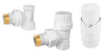 FERRO Polonia Set robineti radiator coltari 1/2" tur termostatic+retur+cap termostat GT30 (ZTM31WH)