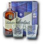 Ballantine's Finest + 2 Pohárral 40% 0, 7L ajándékcsomagolás 2 pohárral