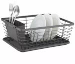 Kinghoff Uscator de vase Kinghoff KH 1715, Suport tacamuri, 36x30 cm, Gri (KH 1715) Uscator vase
