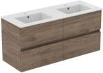 Ideal Standard Eurovit+ 120 cm fali szekrény mosdóval, Flint Hickory R0577Y9 (R0577Y9)