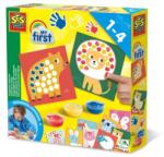 SES Creative Комплект бои за пръсти - оцветете си животното (14481)