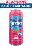 Dreher 24 Málna alkoholmentes világos sör és málna ízű ital keveréke édesítőszerrel 0, 0% 0, 5 l - ecofamily