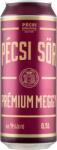 Pécsi Sör Sör Prémium Meggy világos sör és meggy ízű szénsavas üdítőital keverék 4% 0, 5 l