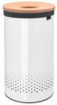 Brabantia Szennyes kosár 60 l, parafadugóval, fehér, Brabantia (BRAB104404)