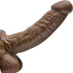 Pipedream Мъжки пенис колан за Страп-он "veined muscle brown" 23 см