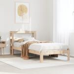 vidaXL tömör fenyőfa ágykeret fejtámlával 90 x 200 cm (3306041)