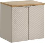 Comad Készlet szekrény Comad Viva Cashmere VIVA CASHMERE 82-60-2D, pult Comad Nova Oak NOVA OAK A 89-60 (SETVICBOAK60CMD)