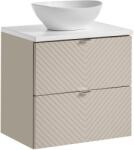 Comad Készlet szekrény Comad Viva Cashmere VIVA CASHMERE 82-60-2S, pult Comad Nova White NOVA WHITE 89-60, UN-LOLA-GW