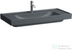 Laufen MEDA 100x46 cm-es falra/bútorra szerelhető, csiszolt aljú mosdó túlfolyó nélkül, matt grafit H8161197581111 (H8161197581111)