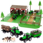 Kruzzel Játékfarm állatokkal + 2 db traktorral