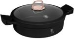 Berlinger Haus BH-1455 Black Rose Collection alacsony lábas fedővel 28 cm