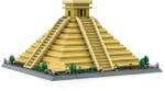WANGE WANGE® 6225 | készségfejlesztő építőjáték | 1340 db építőkocka | El Castillo Kukulkán - Mexikó (WH6225)