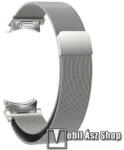  Okosóra milánói szíj - rozsdamentes acél, mágneses - 225mm hosszú, 20mm széles - EZÜST - SAMSUNG Galaxy Watch4 Classic / Watch4 / Watch5 / Watch5 Pro / Watch6 Classic / Watch6