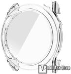  Garmin Fenix 8 43mm, Okosóra műanyag védőtok, Keret, 9H edzett üvegfólia, Átlátszó