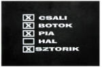 EnergoTeam Tréfa Fekete Lábtörlő Csali, Botok (e-tref2052)