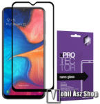 XPRO Samsung Galaxy A30s, A30, A50, A20, A50s, Xpro Flexible 9H Nano Glass rugalmas edzett üveg, 1db, 0.15 mm vékony, A teljes kijelzőt védi, Fekete