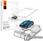 Spigen Apple Watch Series 10 42mm, SPIGEN ELITE SHIELD EZ FIT okosóra képernyővédő fólia, 2db, PET, A teljes kijelzőt védi, Felhelyezést segítő kerettel, Átlátszó (AFL08580)