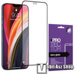 XPRO Apple iPhone 12 Pro Max, Xpro Flexible 9H Nano Glass rugalmas edzett üveg, 1db, 0.15 mm vékony, A teljes kijelzőt védi, Fekete