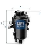 UFI filtru combustibil UFI 55.112. 00