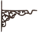 Esschert Design Öntöttvas virágtartó konzol, 21 cm (BPH28) - kertesotthonbolt