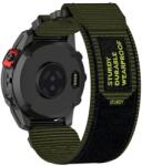  STURDY Nylon szíj Garmin Fenix 8 51mm sötétzöldhöz