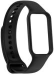 gigapack Pótszíj (egyedi méret, szilikon) FEKETE Xiaomi Redmi Smart Band 2, Smart Band 8 Active (GP-158398)