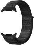 gigapack Pótszíj (egyedi méret, nylon, tépőzáras, légáteresztő) FEKETE Samsung Galaxy Watch Ultra eSIM 47mm (SM-L705) (GP-163481)