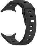 gigapack Pótszíj (egyedi méret, szilikon, légáteresztő, 3D) FEKETE Samsung Galaxy Watch Ultra eSIM 47mm (SM-L705) (GP-163501)