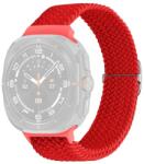 gigapack Pótszíj (egyedi méret, textil, szőtt minta) PIROS Samsung Galaxy Watch Ultra eSIM 47mm (SM-L705) (GP-163530)