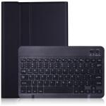 Gigapack Tok álló, bőr hatású (FLIP, bluetooth billentyűzet, asztali tartó funkció, QWERTY, angol nyelvű) FEKETE Samsung Galaxy Tab A7 10.4 (2020) WIFI SM-T500, Samsung Galaxy Tab A7 10.4 (2020) LTE S (GP-1010