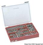 Osculati Nautics Set suruburi si piulite in cutie de inox OSCULATI 37.300. 05, 2000 piese (37.300.05)