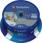 Verbatim Bd-r Sl 25gb 6x Ink 25pk Sp (43811)