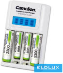 Camelion univerzális akkumulátor töltő AA/AAA （2db AA/2300mAh és 2db AAA/800mAh tartalmazza) (BC-1012)