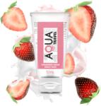 Aqua Travel Strawberry Cream Flavour Vízbázisú Síkosító - 50 Ml (d-230595)