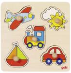 Goki Puzzle cu mânere Goki - Excursie (57545) Puzzle