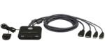 ATEN CS22HF 2 portos USB FHD HDMI kábeles KVM switch (CS22HF)