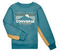 Converse Pulóverek GEAREDUPBLOCKEDFTMIXCREW Kék 10 / 12 ans
