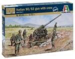 Italeri Italian 90/53 gun with crew 1:72 (6122)