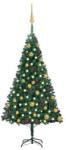 vidaXL Set cu LED-uri/globuri 120 cm verde (3077534)