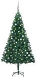 vidaXL Set cu LED-uri/globuri 120 cm verde (3077706)