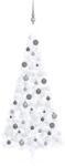 vidaXL Set cu LED&globuri 240 cm alb (3077658)