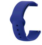 GIGAPACK GP-142831 univerzális 22mm sötétkék szilikon óraszíj (GP-142831)