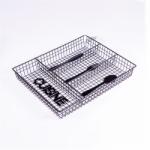 IRIS KT-210 CUISINE fémrácsos evőeszköztartó 32cmx26cmx4.5cm (KT-210)