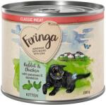 Feringa 6x200g Kitten Feringa nedves kölyökmacskatáp - nyúl & csirke