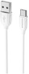 BOROFONE Cablu de Date Borofone Benefit BX19, USB la USB Type-C, 1m, Alb