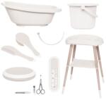 bébé-jou Sense 7 részes babakád és kádállvány fürdető szett light oat b428810