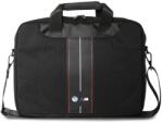BMW BMCB15COMPVSKR laptoptáska 16" Fekete Nylon Piros Csíkkal